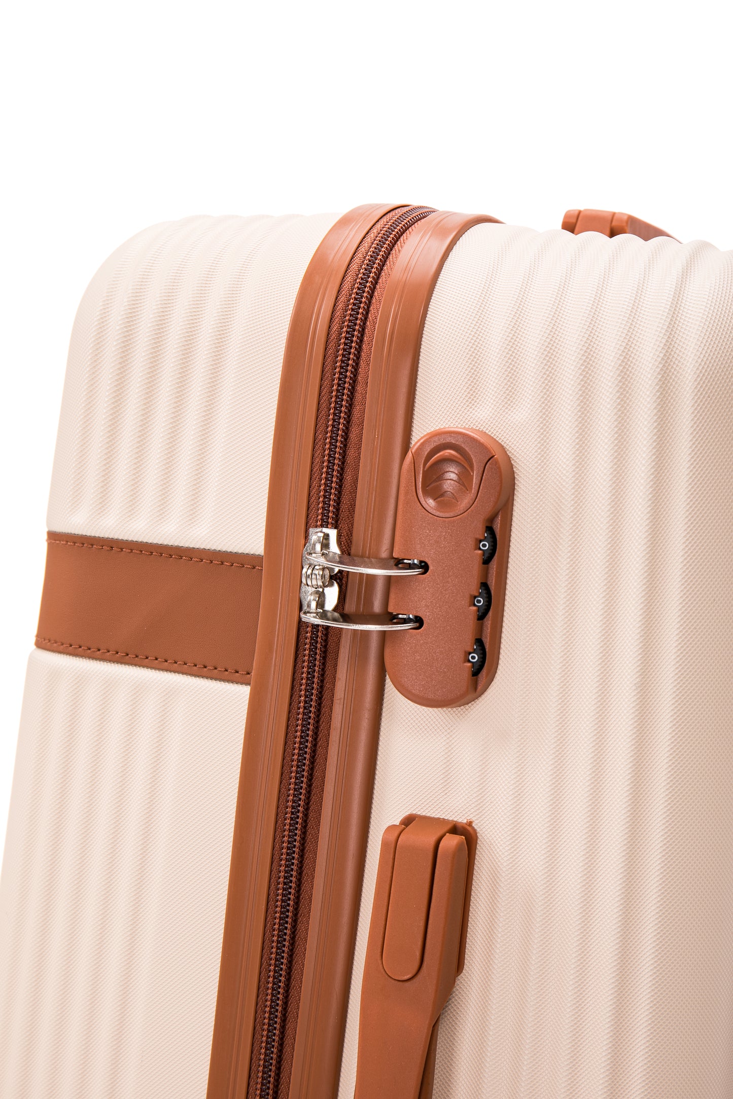 3 Pieces Suitcase Set - Beige | Black | Brown