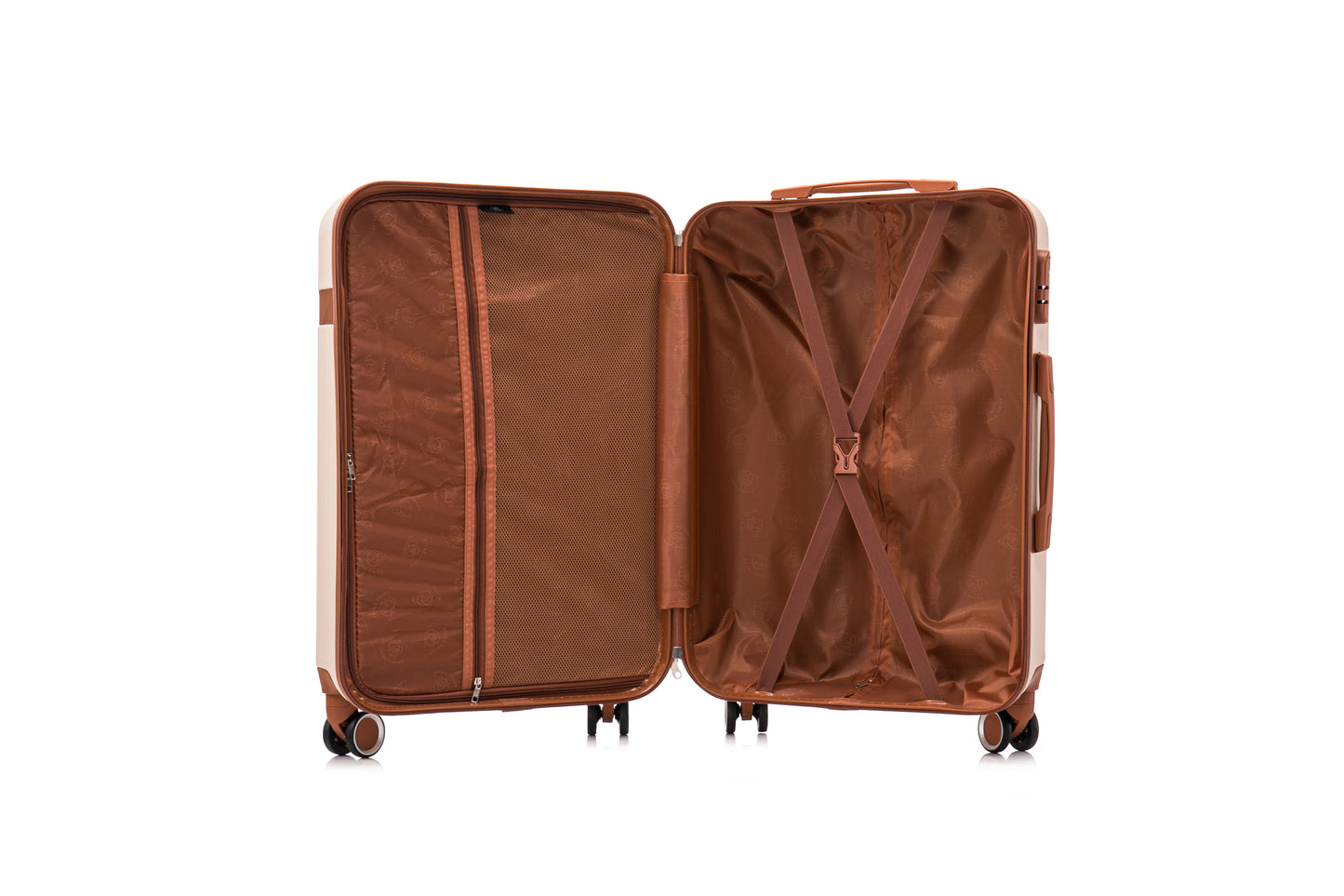 3 Pieces Suitcase Set - Beige | Black | Brown