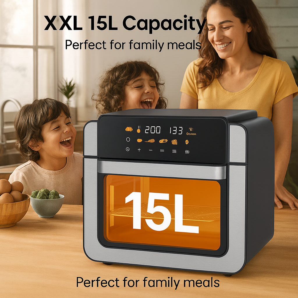 15L Airfryer Oven – XXL Familieformaat