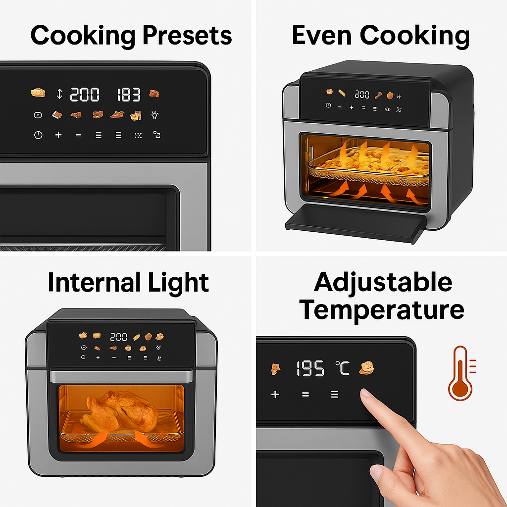 15L Airfryer Oven – XXL Familieformaat