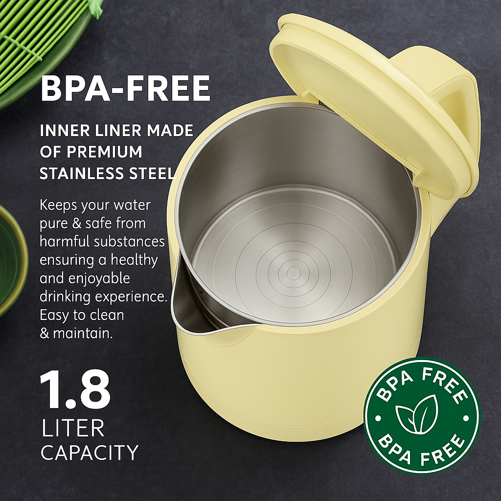 1.8L Kettle - Butter Yellow