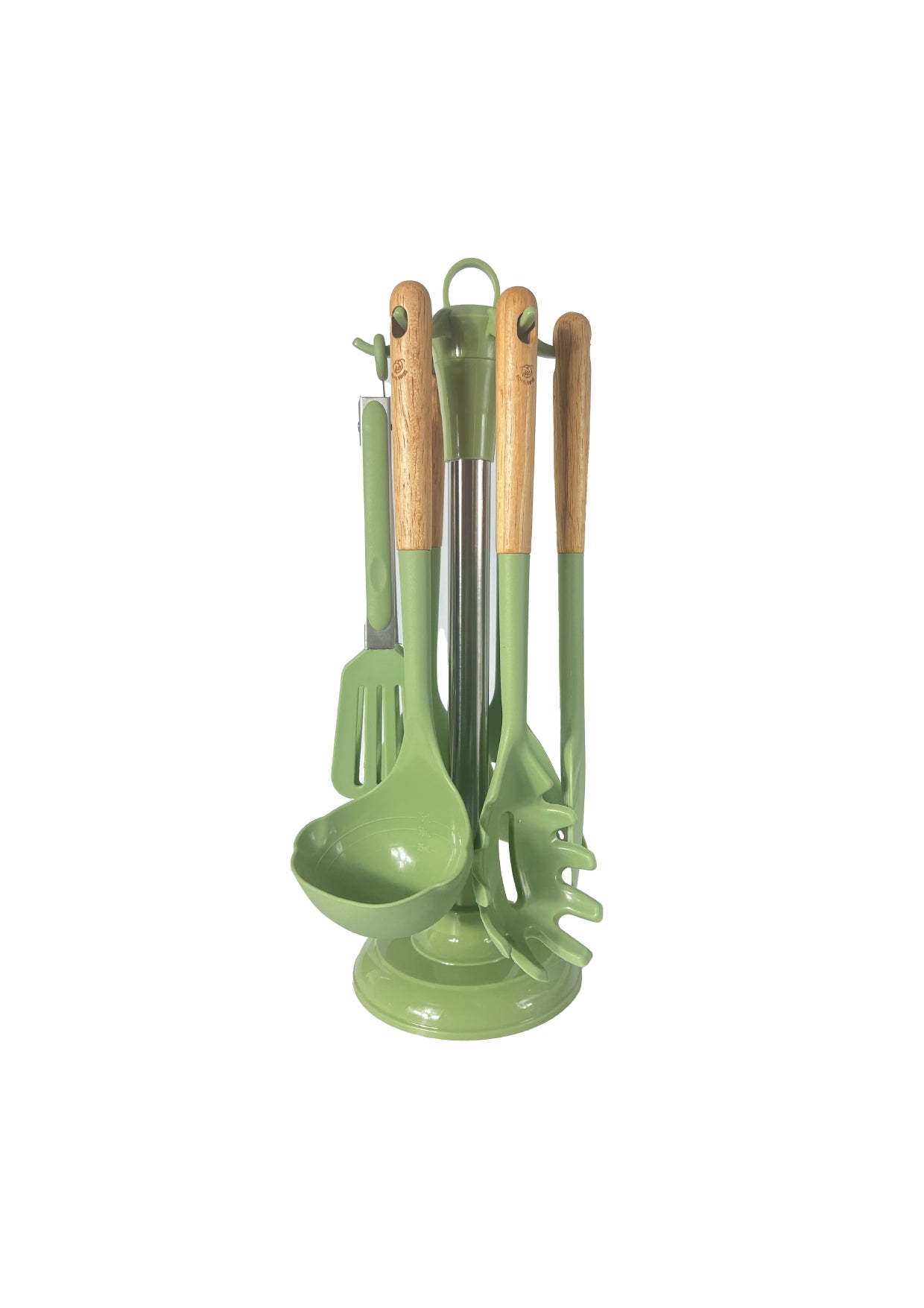 7 Pieces Kitchen Utensils - Avocado Green