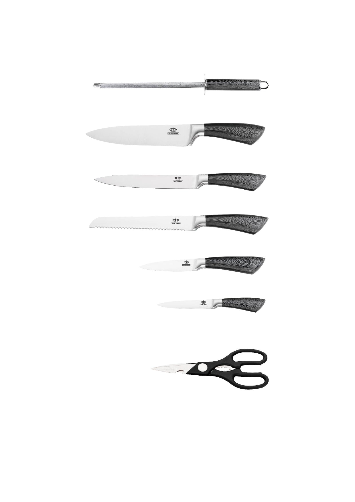 8 Pieces Knife Set - Light | Dark | Black