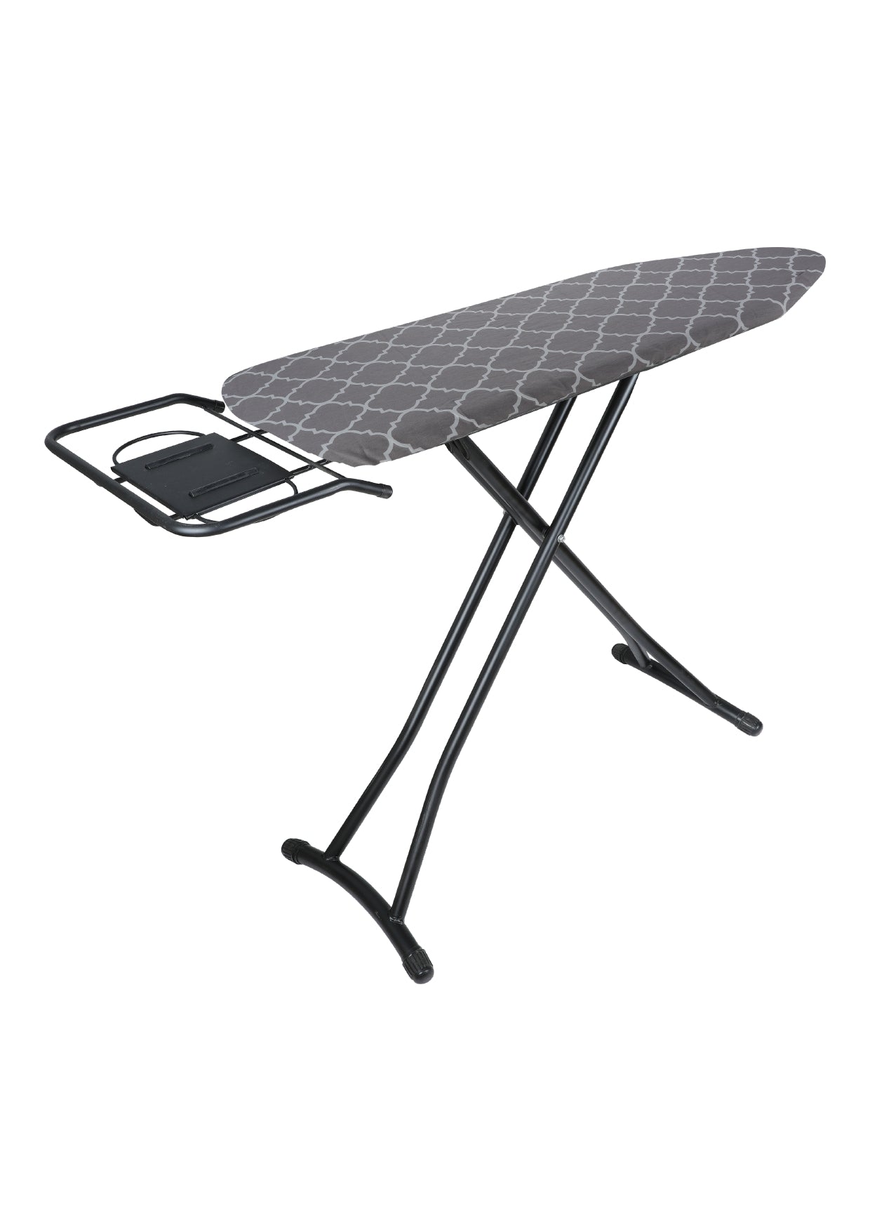 Ironing Board with Retractable Metal Iron Holder