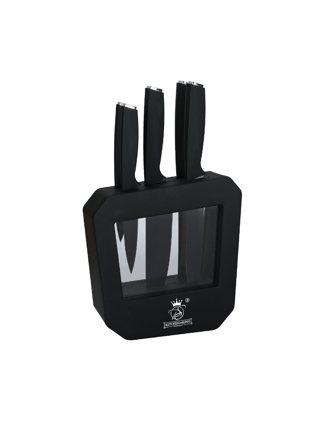 5 Pieces Knife Set - Green | Black | Multicolour