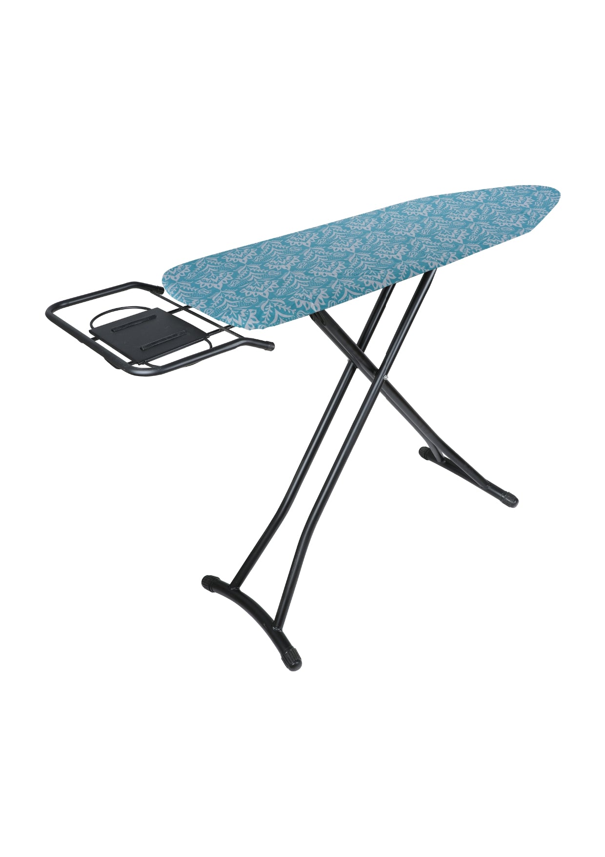 Ironing Board with Retractable Metal Iron Holder