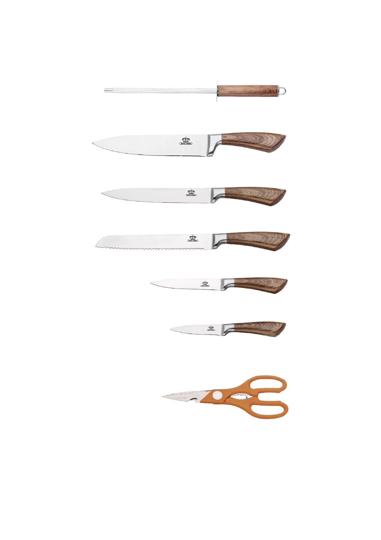 8 Pieces Knife Set - Light | Dark | Black