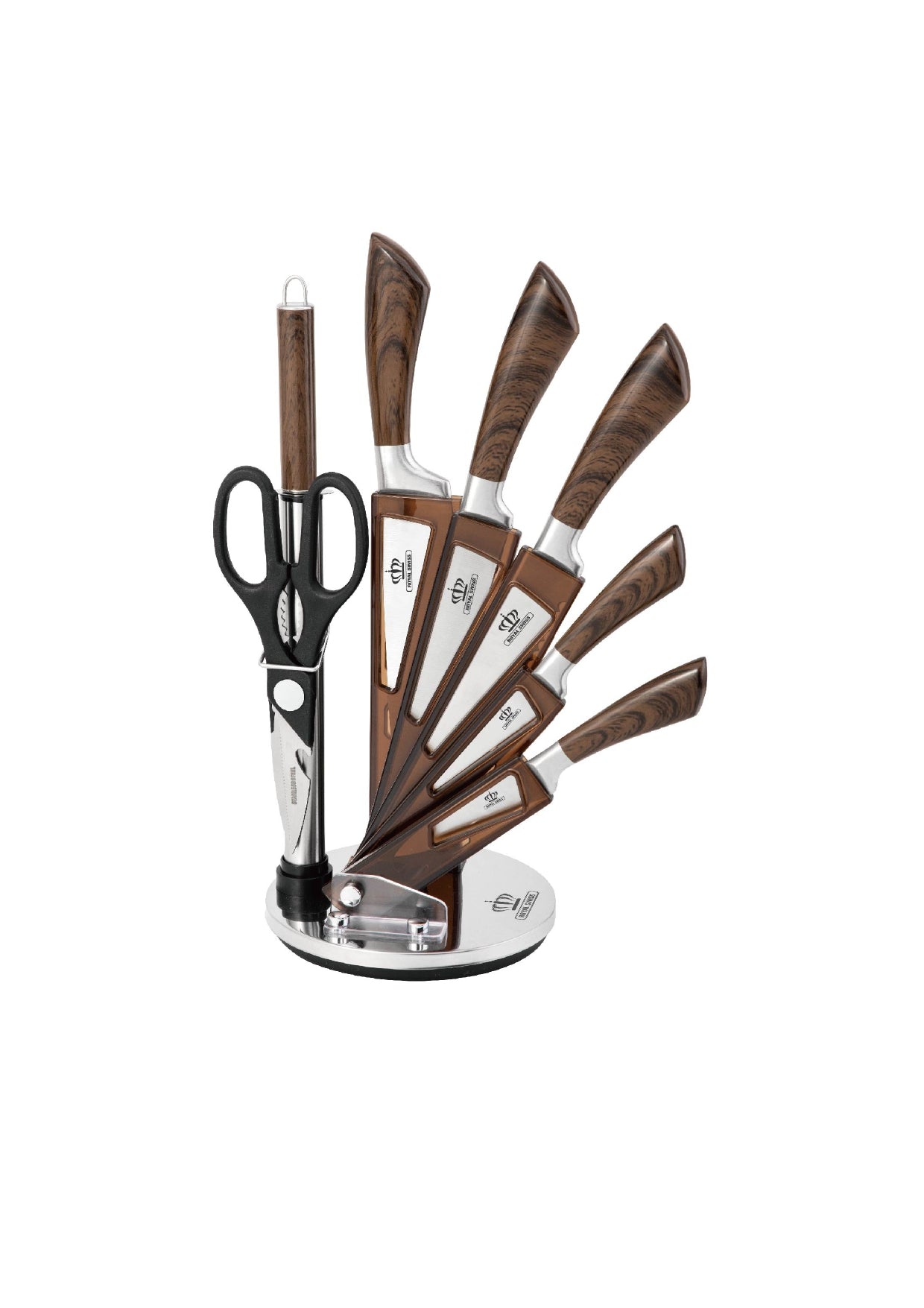 8 Pieces Knife Set - Light | Dark | Black