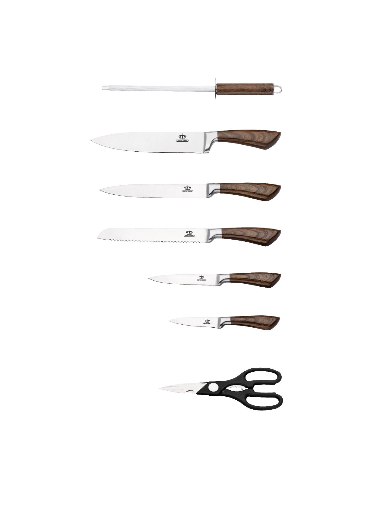 8 Pieces Knife Set - Light | Dark | Black
