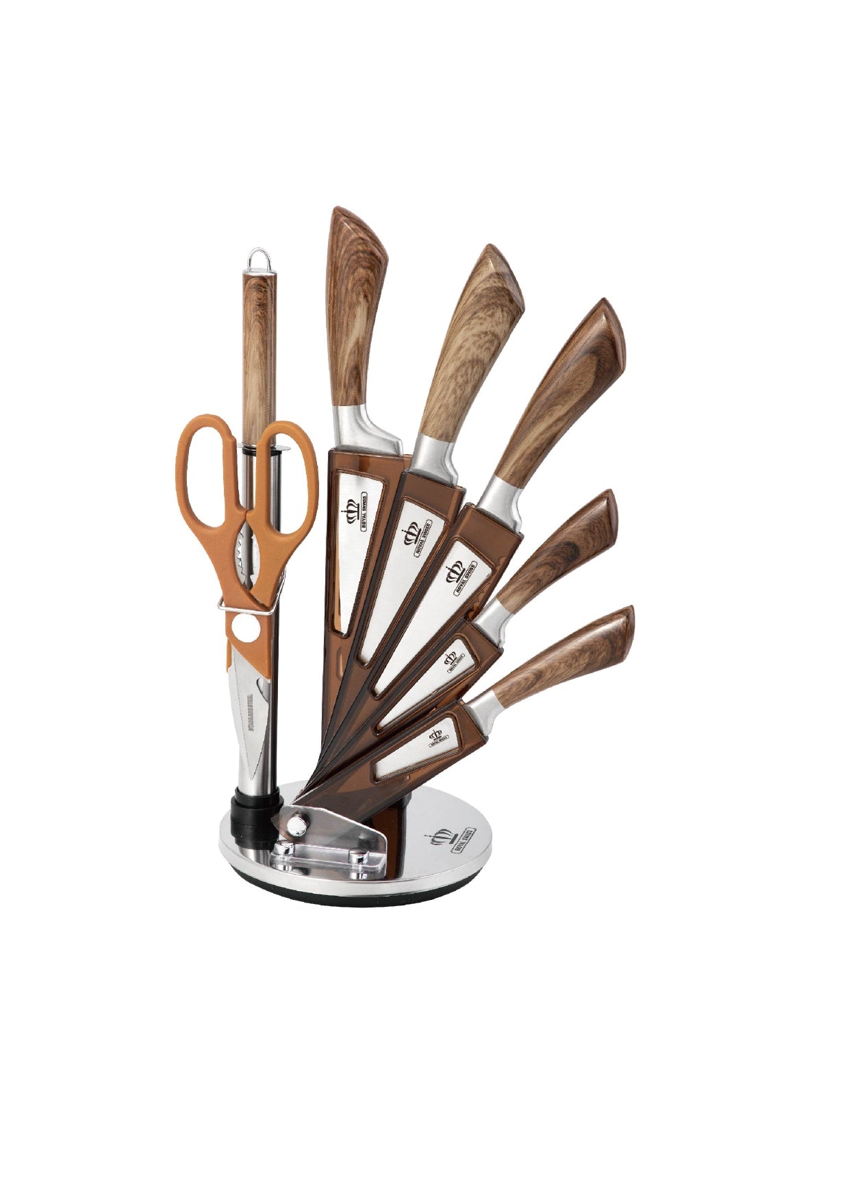 8 Pieces Knife Set - Light | Dark | Black