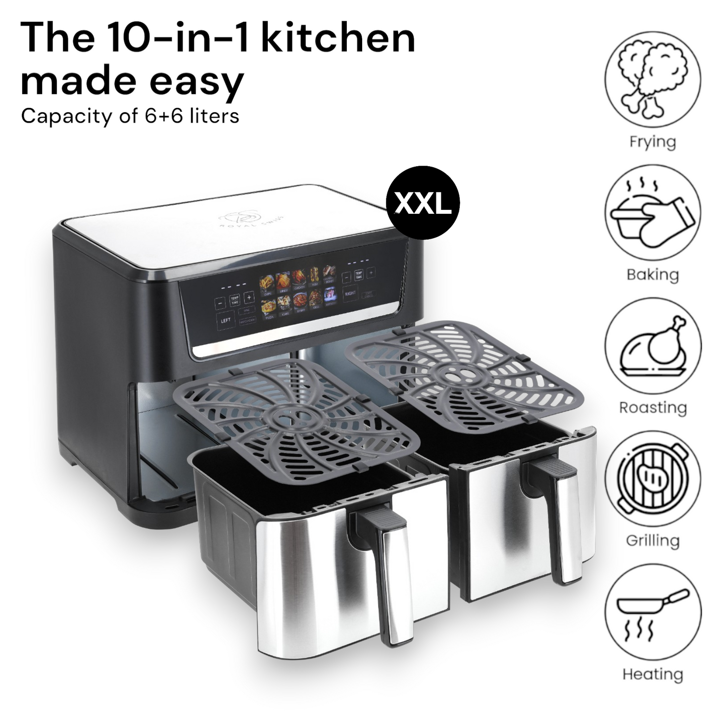 Digitale Airfryer - 12L