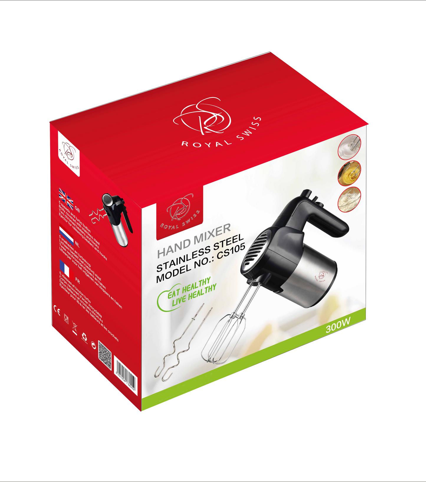 Stainless Steel Hand Mixer