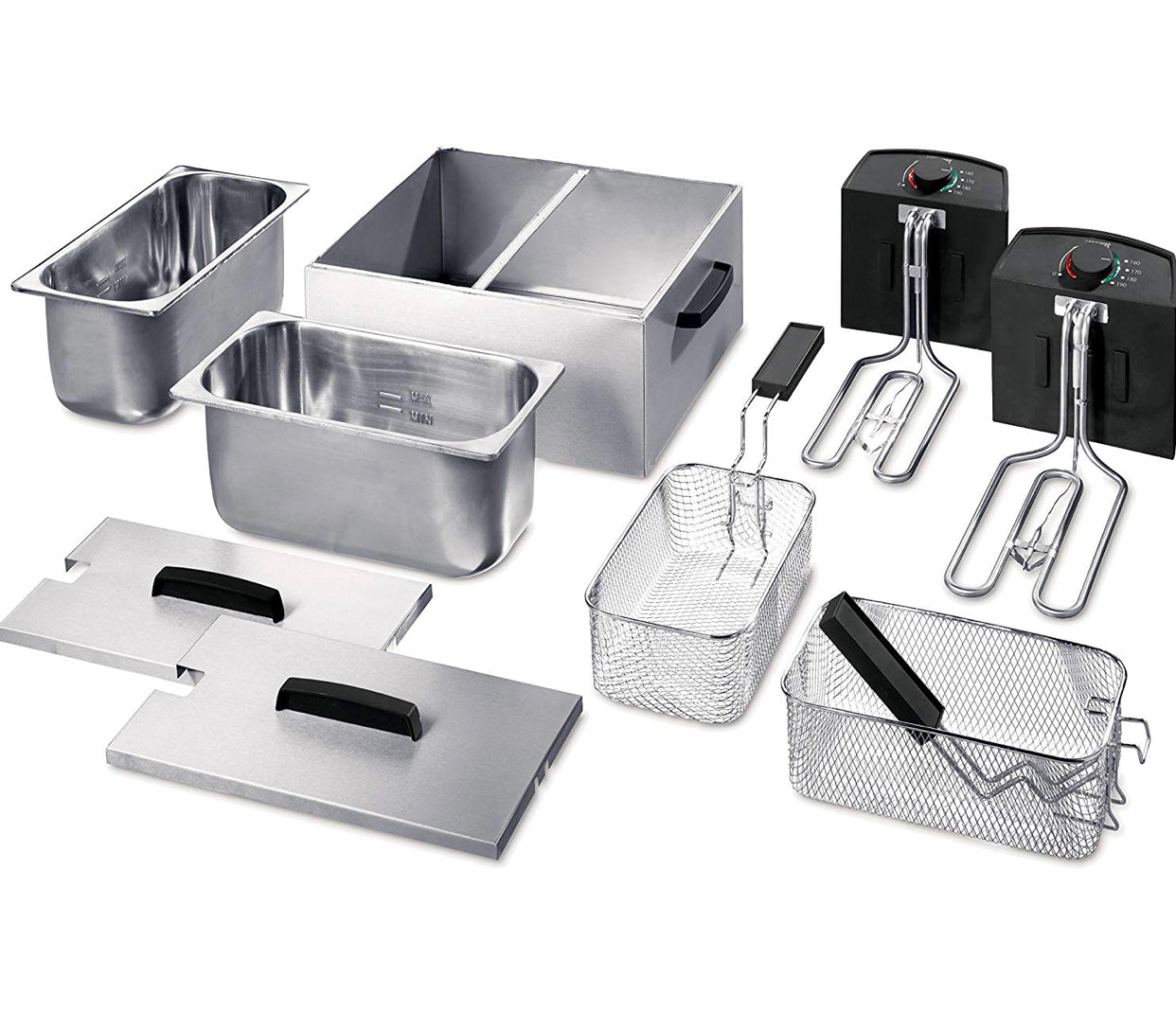 Deep Fryer with Two Compartments - 6L
