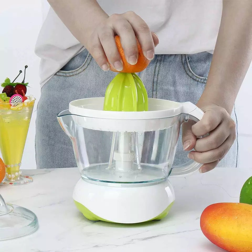 Elektrische sapcentrifuge met handvat
