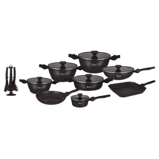 33 Pieces Detachable Cookware Set with 7 Pieces Utensils Set