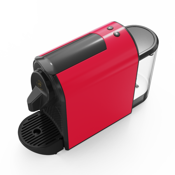 Capsule Coffee Machine - White | Red