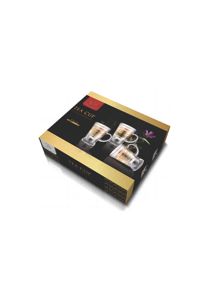 12 Pieces Glass Set with Handle
