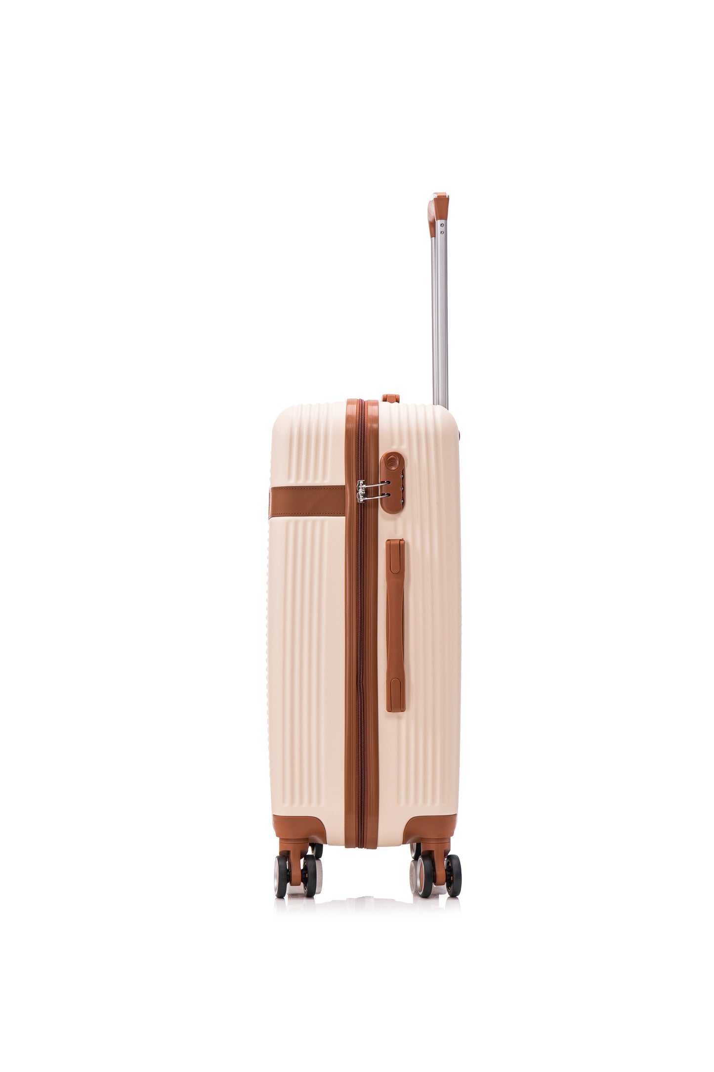 3 Pieces Suitcase Set - Beige | Black | Brown