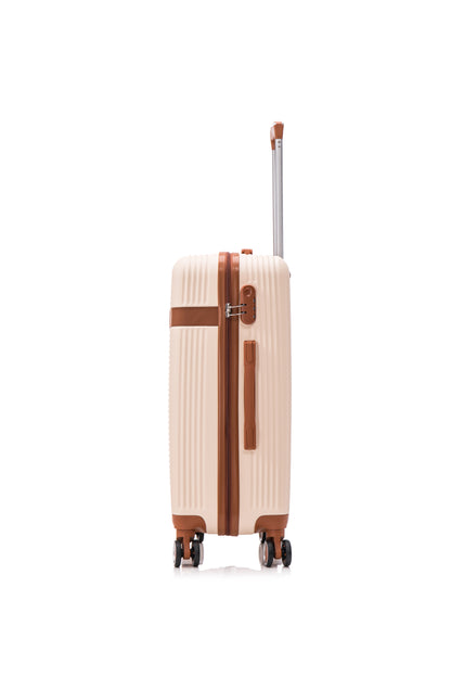 3-delige kofferset - beige | zwart | bruin