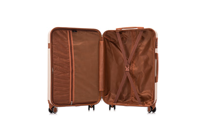 3-delige kofferset - beige | zwart | bruin