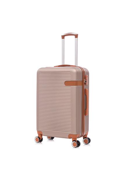 3-delige kofferset - beige | zwart | bruin