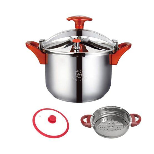 Autocuiseur 2 en 1 en acier inoxydable - 4 L | 6 L | 8 L | 10 L