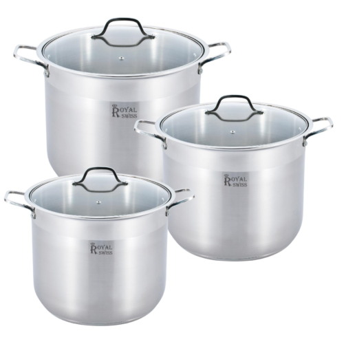 3 Pieces Stock Pot Set