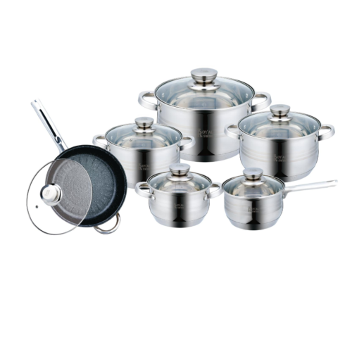 12 Pieces Cookware Set