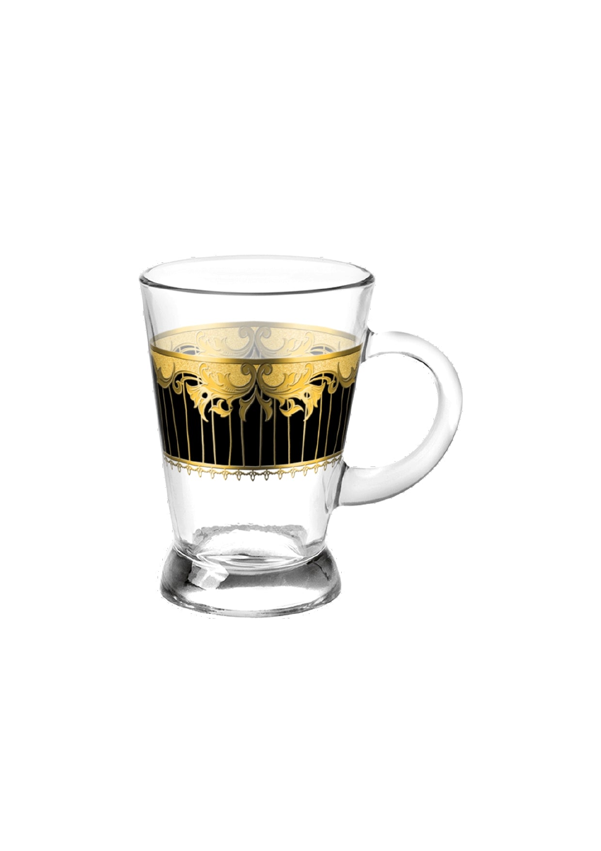6 Pieces Glass Set with Handle
