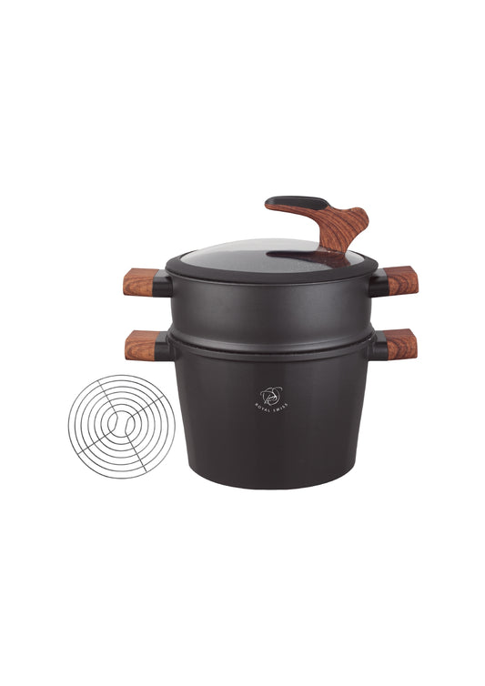 Couscoussier 6,5 L - Noir | Beige