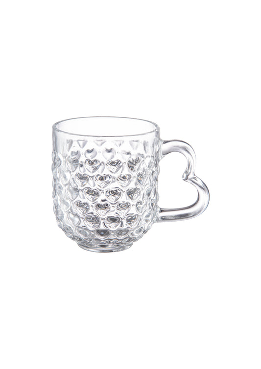 6 Pieces Glass Set - Heart Edition