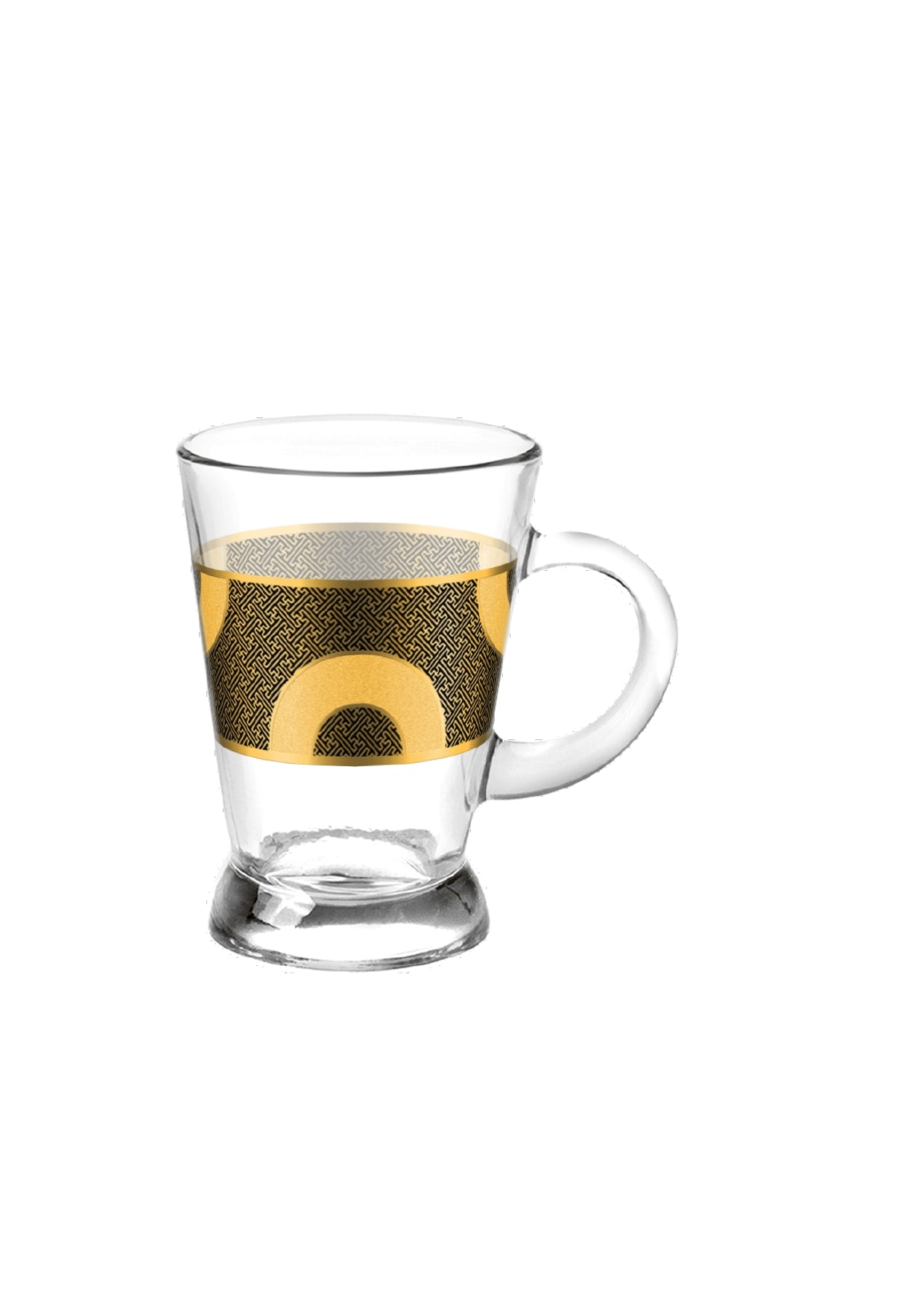 6 Pieces Glass Set with Handle