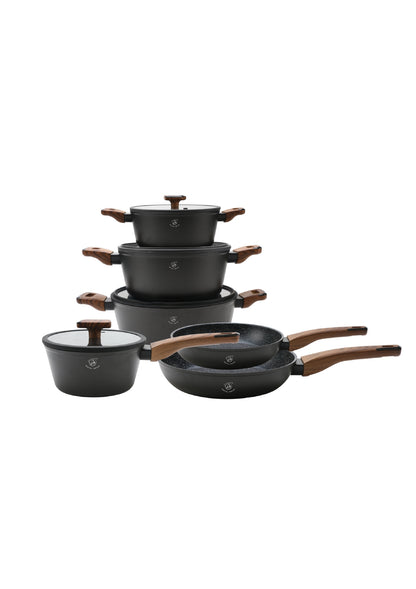 10-delige kookset - beige | zwart