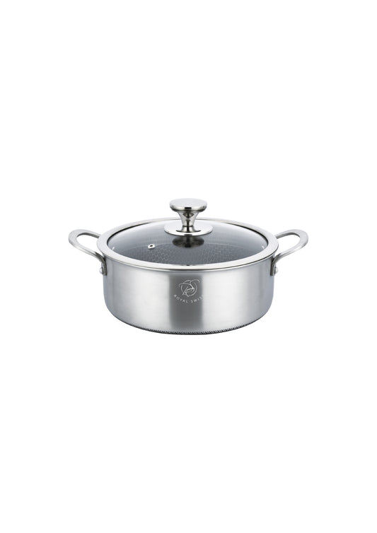 Drielaagse braadpan van roestvrij staal - 20 cm | 24 cm | 28 cm