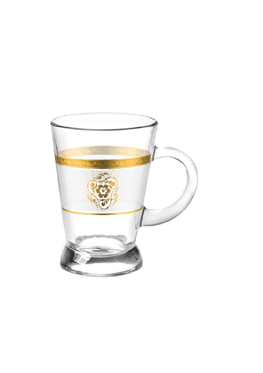 6 Pieces Glass Set with Handle