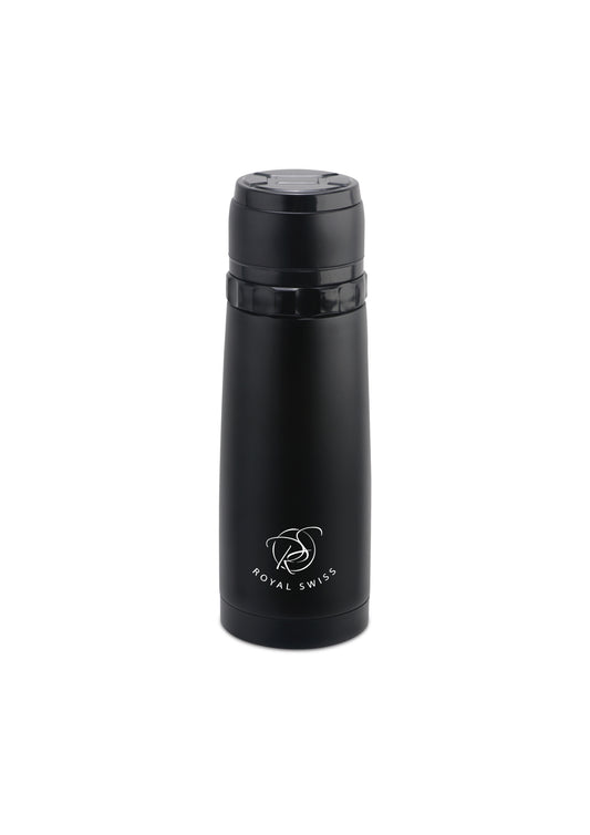 Black Aluminium Vacuum Flask - 500mL | 750mL