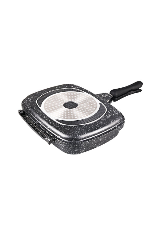 Double Sided Fry Pan - Black | Red