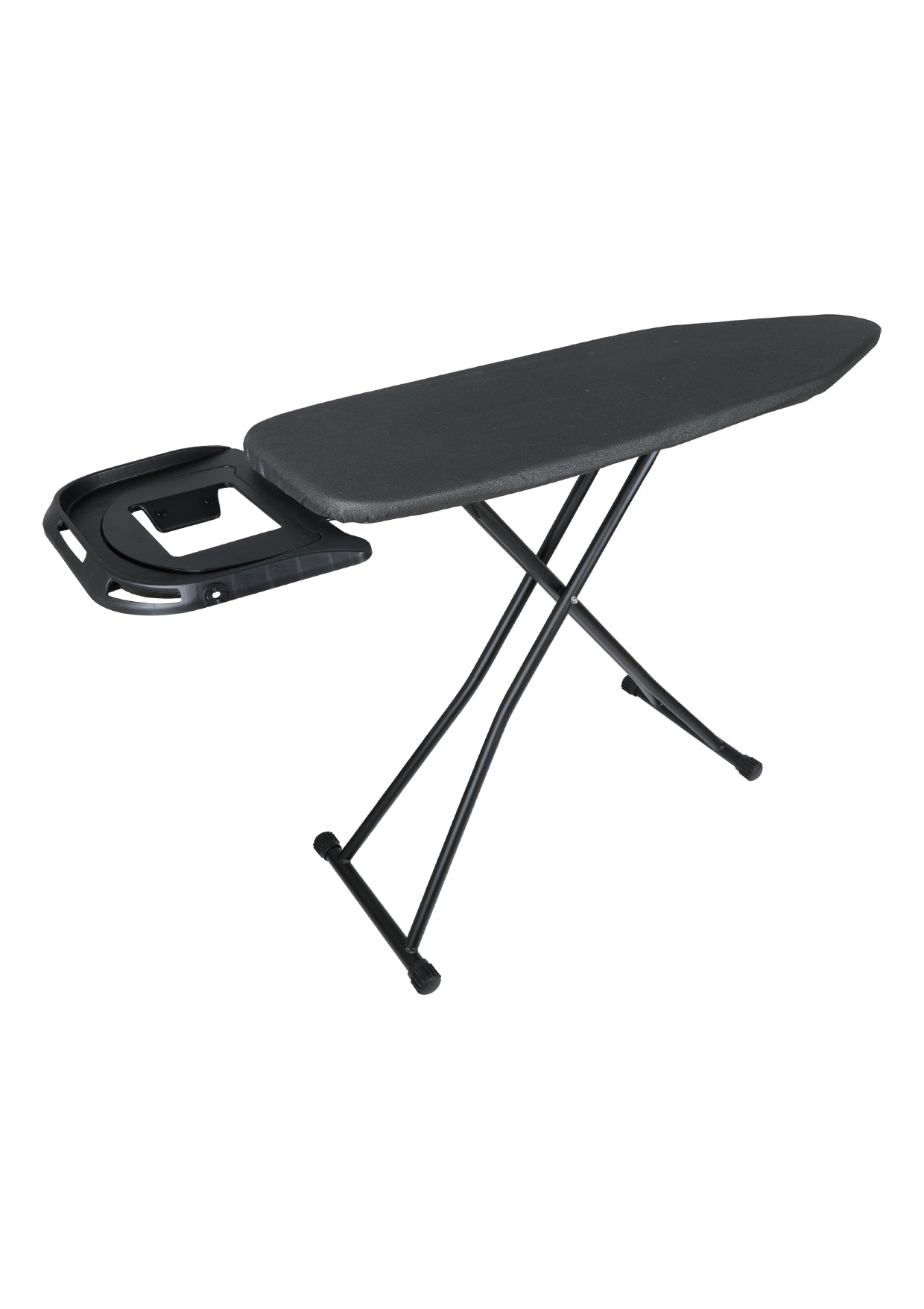 Ironing Board with Retractable Plastic Iron Holder