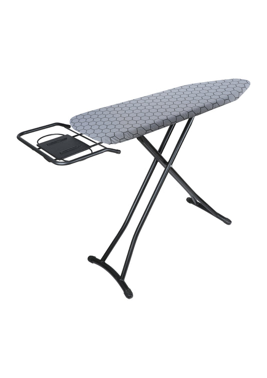 Ironing Board with Retractable Metal Iron Holder