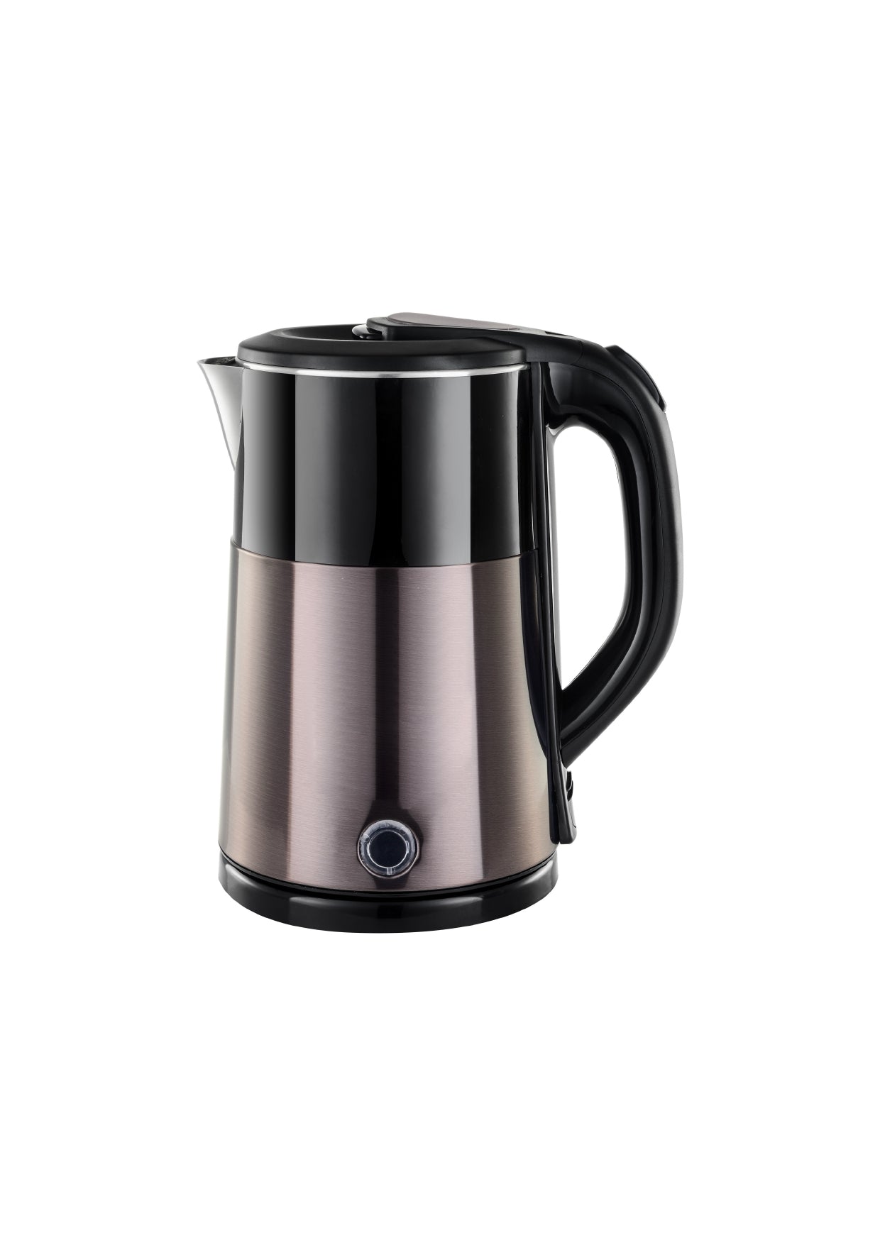 Bouilloire en acier inoxydable - 2,5 L - Beige | Rouge