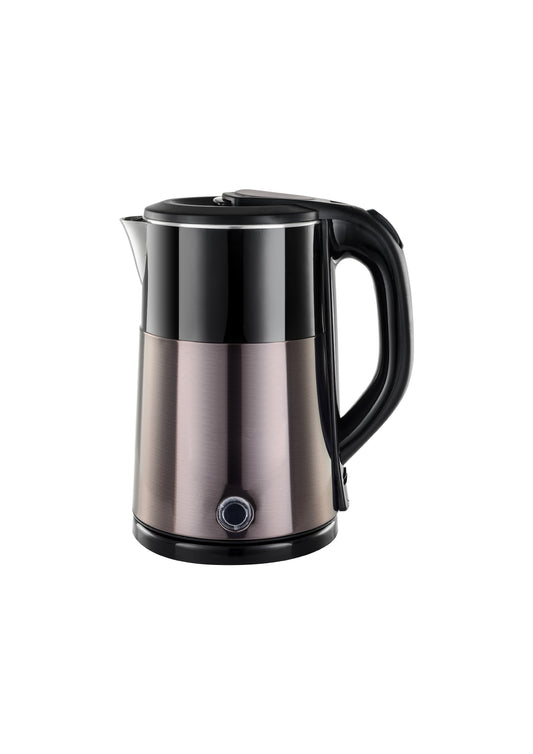 Bouilloire en acier inoxydable - 2,5 L - Beige | Rouge