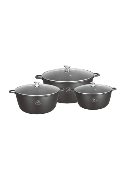 3-delige braadpanset 28cm-32cm-36cm