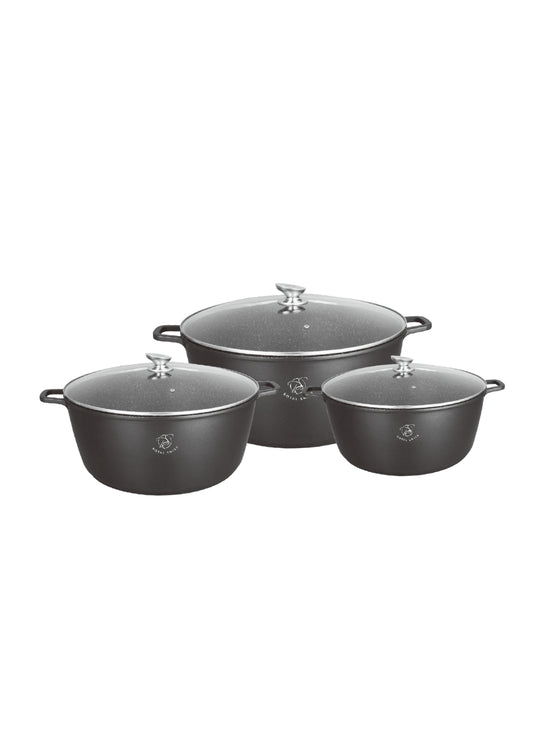 3-delige braadpanset 28cm-32cm-36cm