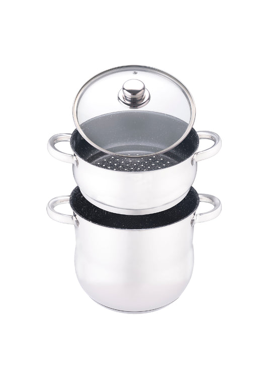 Couscoussier en acier inoxydable 6L-8L-12L-14L