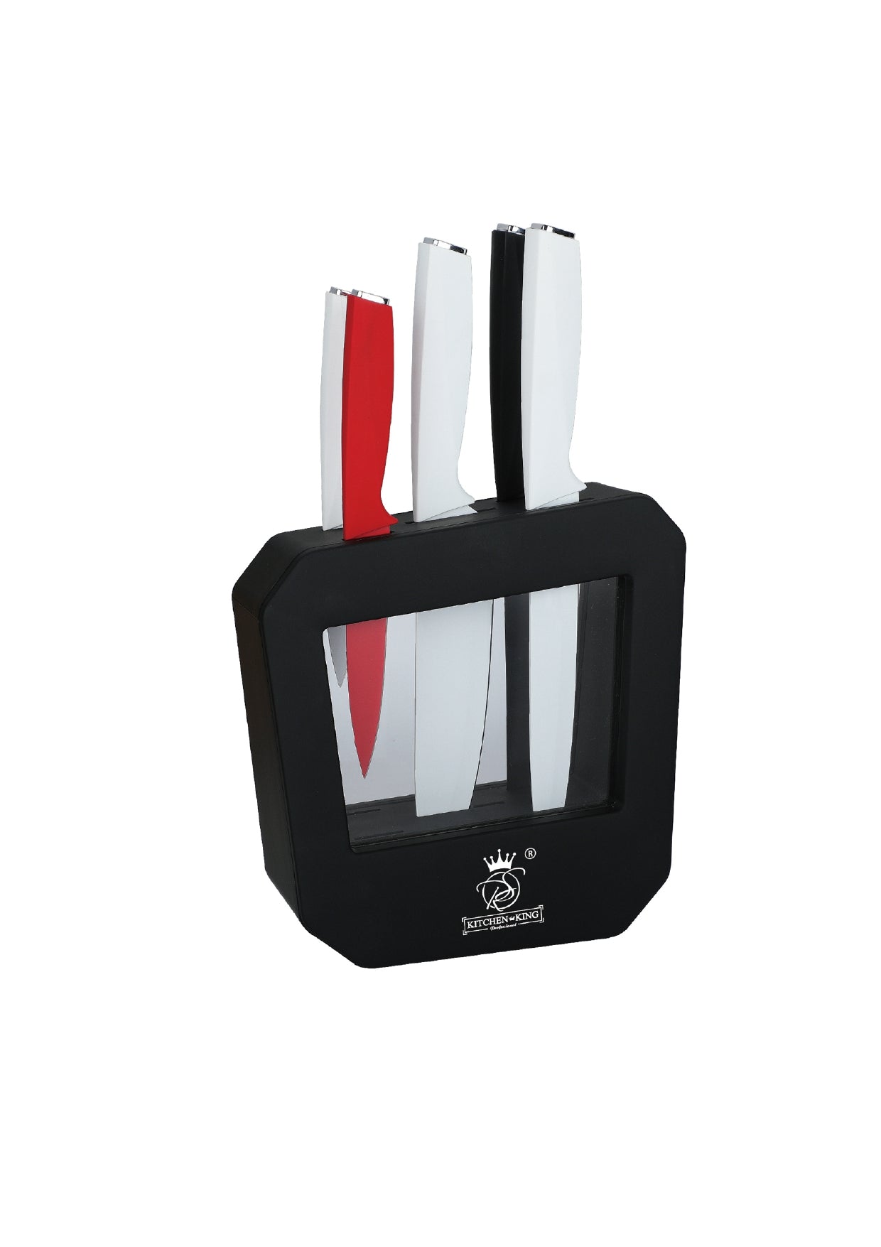5 Pieces Knife Set - Green | Black | Multicolour