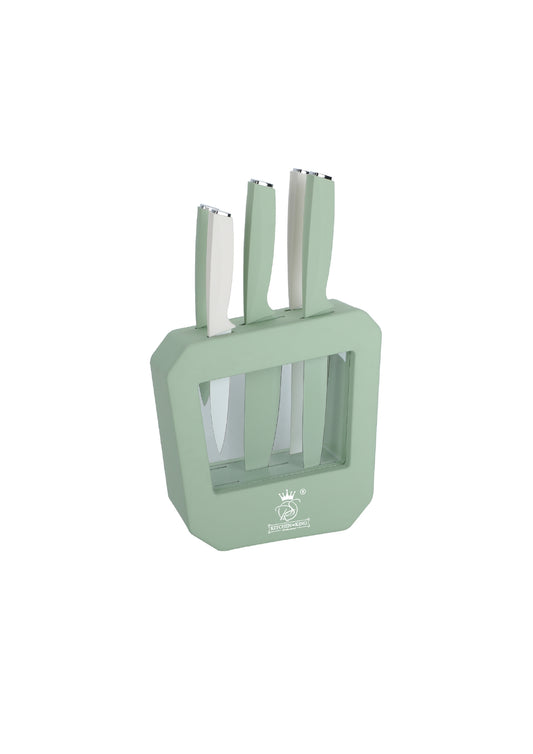 Ensemble de 5 couteaux - Vert | Noir | Multicolore
