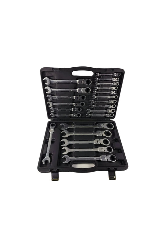 22 Pieces Flexible Wrench Kit