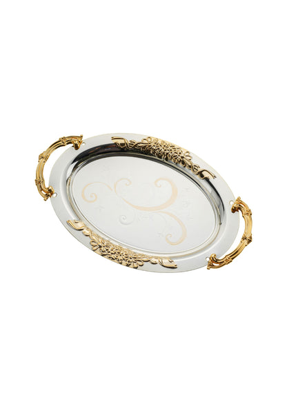 Verguld serveerblad - M | L - RS 1453