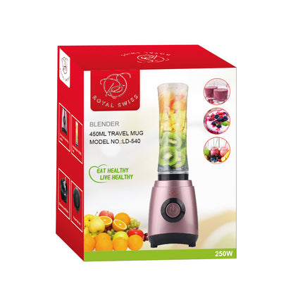 Compacte paarse blender