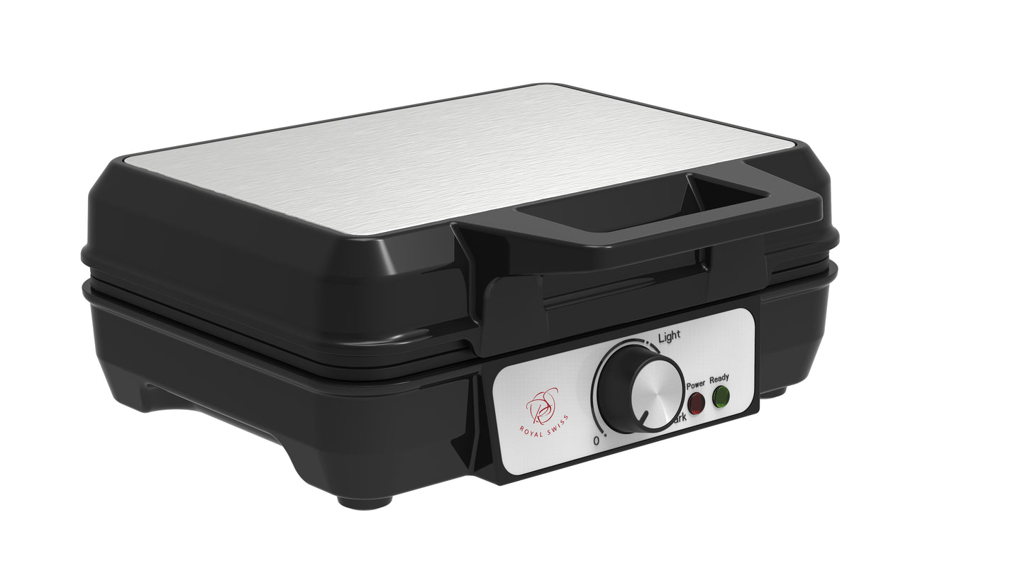 Waffle Maker with Temperature Adjuster - 2 Slices